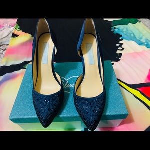 Betsey Johnson satin pumps